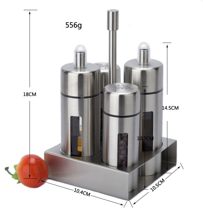 304 Stainless Steel Four-head Seasoning Bottle