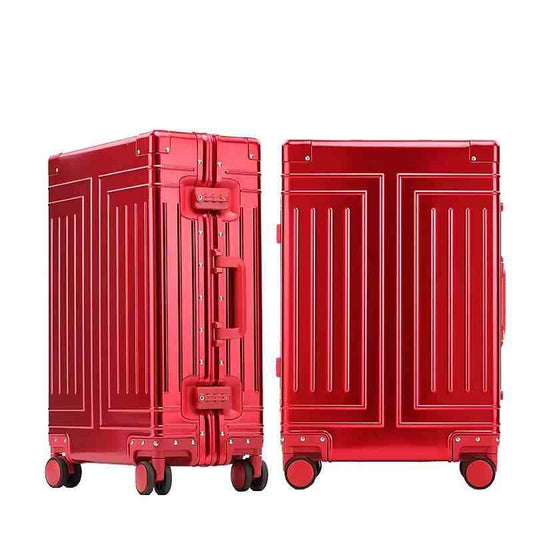 High End All Aluminum Magnesium Alloy Pull Rod Universal Wheel Luggage Compartment